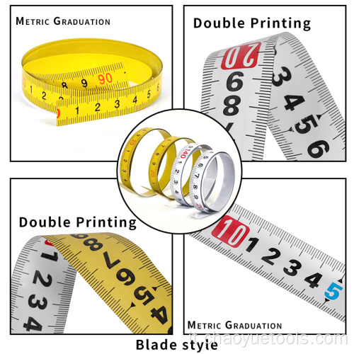 3 m/5 m 7 m Messe a nastro in acciaio della custodia ABS